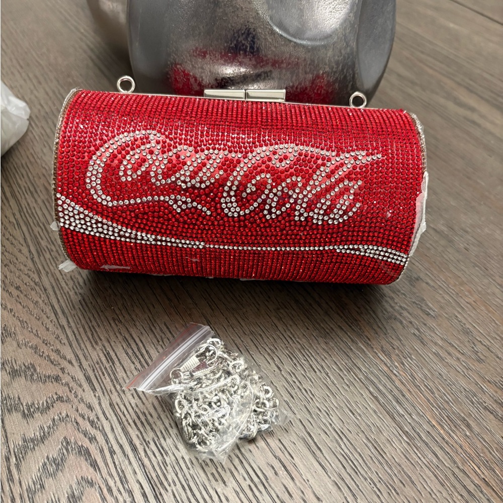 Sparkling Red faux Crystal Clutch